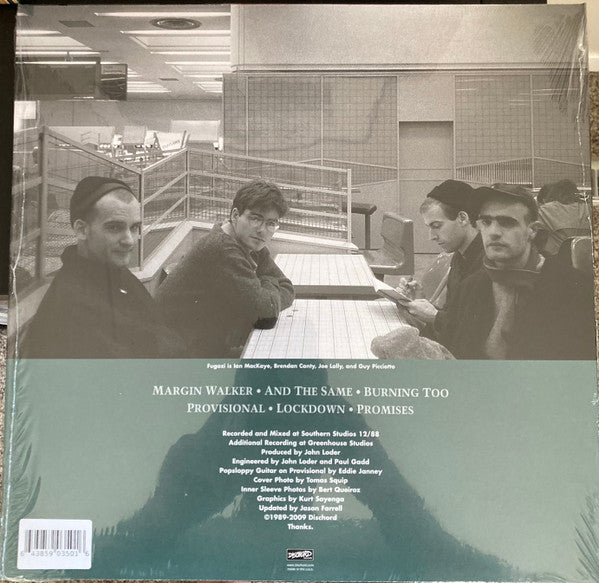 Fugazi - Margin Walker (1989) - Mint- EP Record 2023 Dischord Black Vinyl - Punk / Hardcore / Indie Rock