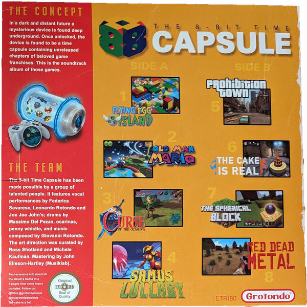 Various - The 8-Bit Time Capsule - Mint- LP Record 2023 Enjoy The Ride Yoshi Egg Edition Vinyl & Insert - Video Game Music - Shuga Records