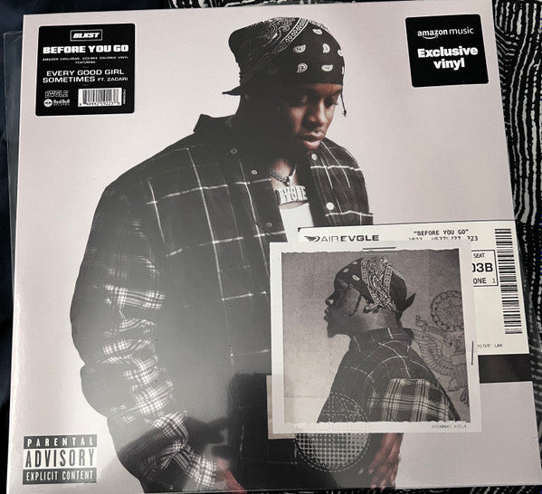 Blxst - Before You Go - Mint- LP Record 2022 Red Bull Evgle USA Mixtape Eco Colored Vinyl - Jazzy Hip-Hop & R&B - Shuga Records