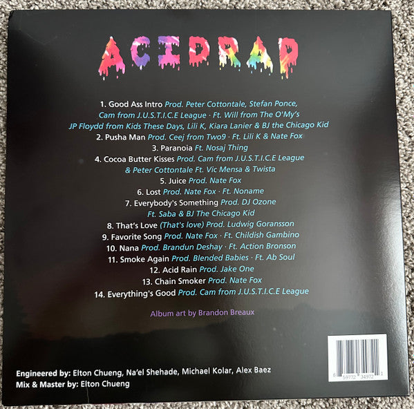 Chance The Rapper - Acid Rap 10 Year Anniversary (2013 Complete Edition) - Mint- 2 LP Record 2023 Self-released USA Black Vinyl - Hip Hop - Shuga Records
