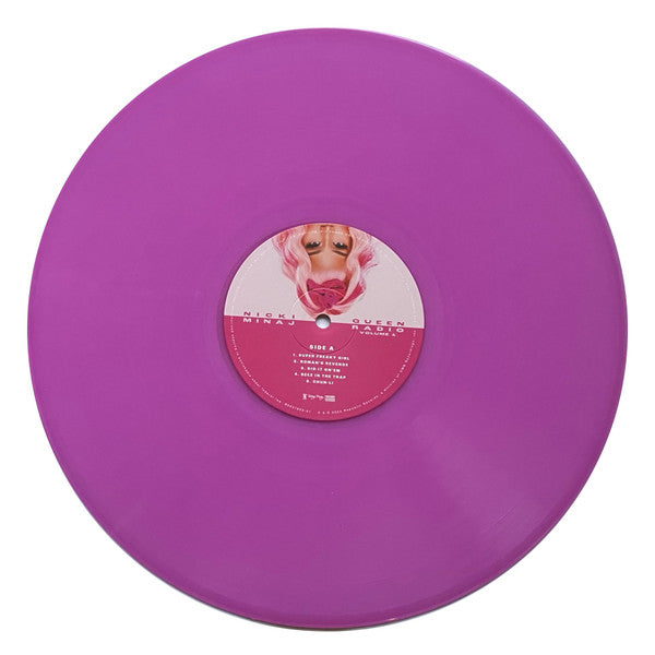 Nicki Minaj - Queen Radio: Volume 1 - Mint- 3 LP Record 2023 Republic Cash Money Target Exclusive Violet Translucent Vinyl - Hip Hop - Shuga Records