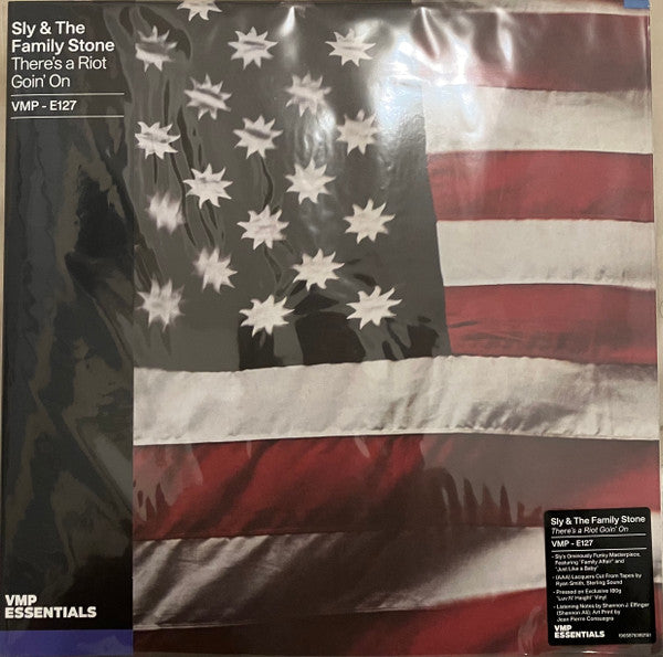 Sly & The Family Stone - There's a Riot Goin' On (1971) - New LP Record 2024 Epic Vinyl Me Please Clear w/Red Pinwheel 180 gram Vinyl - Funk / Soul - Shuga Records