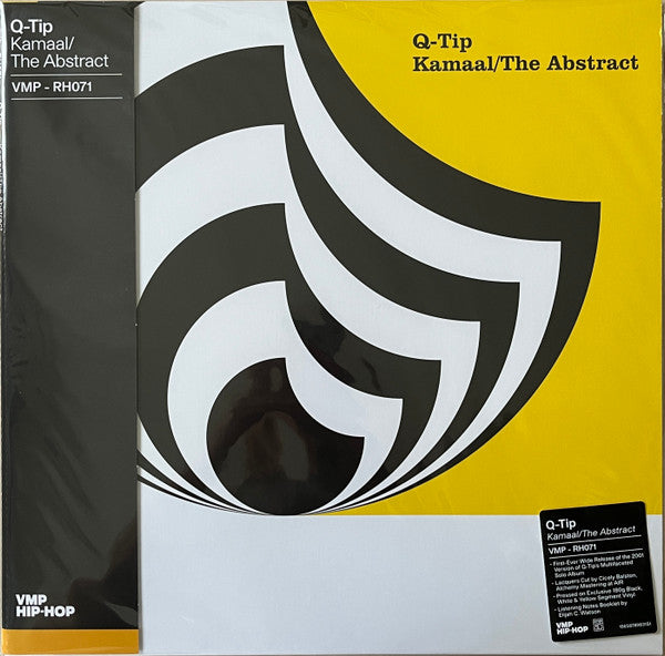 Q-Tip - Kamaal/The Abstract (2001) - New LP Record 2023 Arista Vinyl Me Please Yellow, Black And White 180 gram Vinyl & Booklet - Hip Hop - Shuga Records