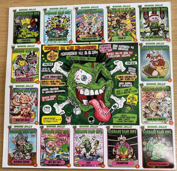 Green Jellÿ - Garbage Band Kids - New LP Record 2023 Cleopatra USA Pink/Green Haze Vinyl - Rock / Punk - Shuga Records