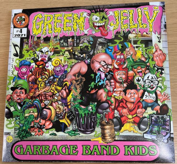 Green Jellÿ - Garbage Band Kids - New LP Record 2023 Cleopatra USA Pink/Green Haze Vinyl - Rock / Punk - Shuga Records