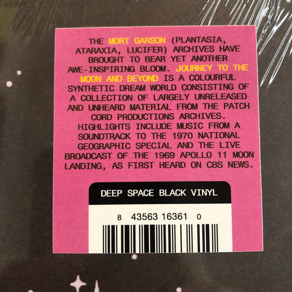 Mort Garson - Journey To the Moon and Beyond - New LP Sacred Bones Deep Space Black Vinyl, Poster & Catalog - Experimental Electronic / Modular
