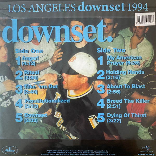 downset. - downset. (1994) - New LP Record 2023 Mercury Music On Vinyl 180 gram Vinyl & Insert - Rock / Hardcore