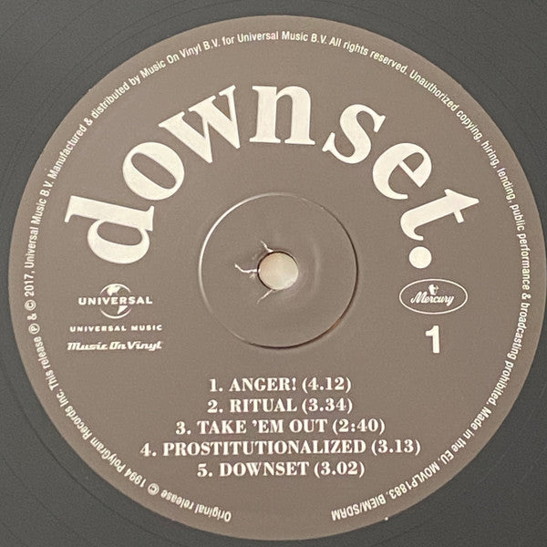 downset. - downset. (1994) - New LP Record 2023 Mercury Music On Vinyl 180 gram Vinyl & Insert - Rock / Hardcore