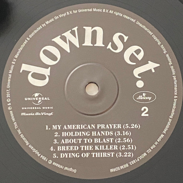 downset. - downset. (1994) - New LP Record 2023 Mercury Music On Vinyl 180 gram Vinyl & Insert - Rock / Hardcore