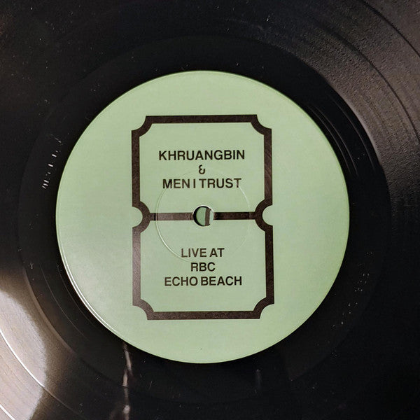 Khruangbin & Men I Trust -Live At RBC Echo Beach (Canada Edition) - New LP Record 2023 Dead Oceans Vinyl & Alternate Cover - Psychedelic Rock / Funk / Indie Pop - Shuga Records