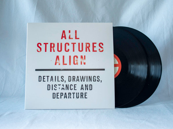All Structures Align - Details, Drawings, Distance & Departure- New 2 LP Record 2023 Dipterid Vinyl - Math Rock / Slowcore - Shuga Records