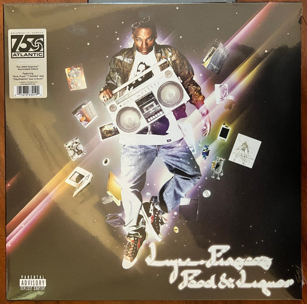 Lupe Fiasco - Lupe Fiasco's Food & Liquor (2006) - Mint- 2 LP Record 2023 Atlantic Warner Crystal Clear Vinyl - Hip Hop - Shuga Records