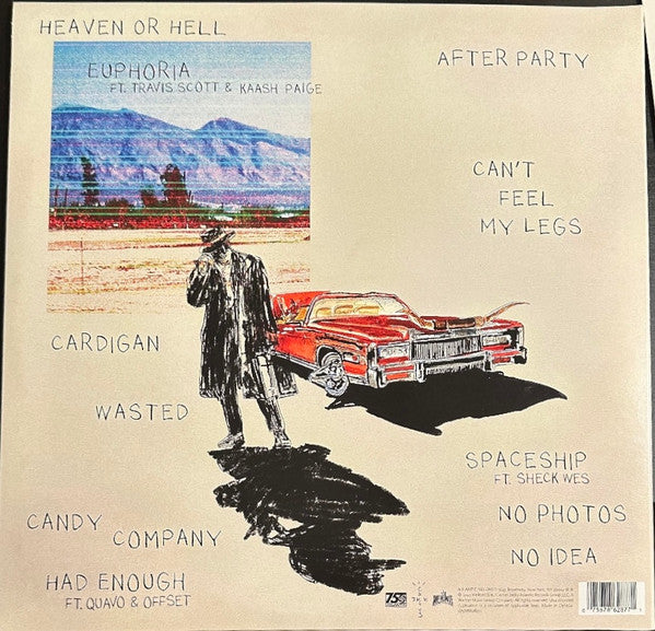Don Toliver - Heaven Or Hell (2020) - Mint- LP Record 2023 Atlantic Cactus Jack Clear Vinyl - Hip Hop / R&B - Shuga Records