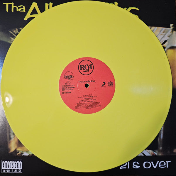 Tha Alkaholiks - 21 & Over (1993) - New LP Record 2023 RCA Loud Get On Down Yellow Vinyl, OBI & Numbered 39/500 - Hip Hop - Shuga Records