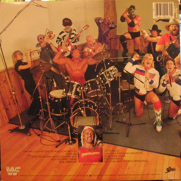 Various - WWF The Wrestling Album - VG+ LP Record 1985 Epic USA Original Vinyl - Pop Rock / Country Rock / Rap / Synth-pop - Shuga Records
