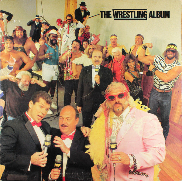 Various - WWF The Wrestling Album - VG+ LP Record 1985 Epic USA Original Vinyl - Pop Rock / Country Rock / Rap / Synth-pop - Shuga Records