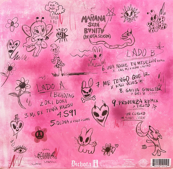 Karol G - Mañana Será Bonito (Bichota Season) - New LP Record 2023 Bichota Interscope Clear Vinyl & Insert - Latin / Pop / Reggaeton - Shuga Records