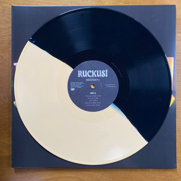 Movements - Ruckus! - Mint- LP Record 2023 Fearless USA Half Black/Half Custard Vinyl - Alternative Rock / Dream Pop - Shuga Records