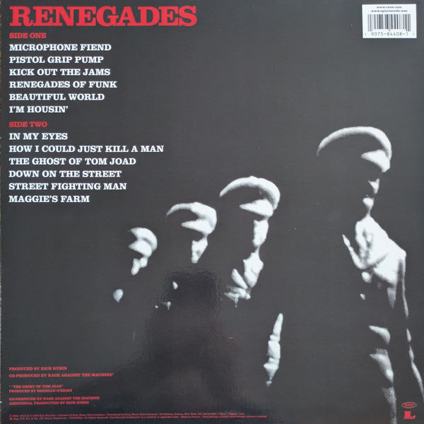 Rage Against The Machine ‎- Renegades (2000) - New LP Record 2023 Epic USA Vinyl - Alternative Rock / Funk Metal - Shuga Records