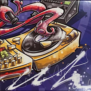 Signed Autographed - DJ Q-Bert - SuperSeal 8.4 Spaghetti Seal vs. Triumph The Turntablist Dog - VG+ LP Record 2023 Dirt Style Orange Vinyl - Hip Hop / DJ Battle Tool - Shuga Records