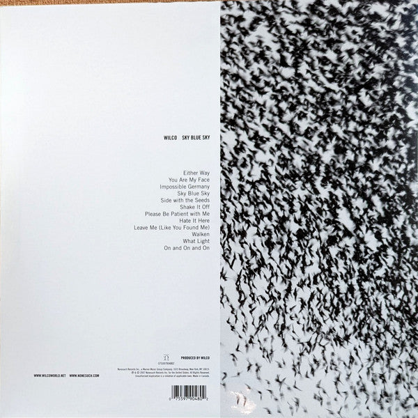 Wilco - Sky Blue Sky (2007) - VG+ 2 LP Record 2023 Nonesuch Sky Blue Vinyl - Alternative Rock / Country Rock - Shuga Records