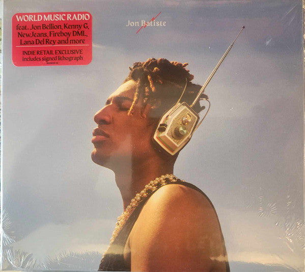 Signed Autographed - Jon Batiste – World Music Radio - New CD 2023 Verve Interscope Album - Jazz / Latin / Funk / Soul - Shuga Records