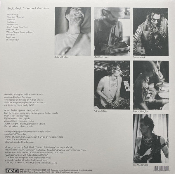 Buck Meek - Haunted Mountain - New LP Record 2023 4AD Green Vinyl, Signed Autographed Print & Poster - Folk Rock - Shuga Records