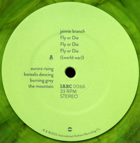 Jaimie Branch – Fly Or Die Fly Or Die Fly Or Die ((World War)) - New LP Record 2023 International Anthem Turtle Shell Vinyl - Contemporary Jazz / No Wave / Psychedelic / Experimental - Shuga Records