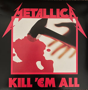 Metallica - Kill 'Em All (1983) - Mint- LP Record 2023 Blackened Walmart Exclusive Jump In The Fire Engine Red Vinyl, Insert & Download - Thrash / Speed Metal / Heavy Metal - Shuga Records