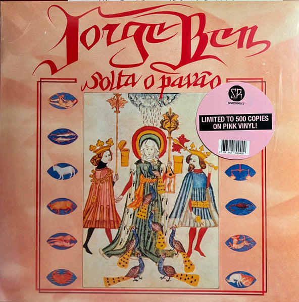 Jorge Ben - Solta O Pavão (1975) - Mint- LP Record 2023 Survival Research Australia Pink Vinyl - Latin / MPB / Samba / Soul / Funk - Shuga Records