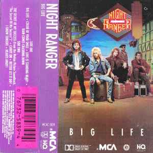 Night Ranger - Big Life - Used Cassette 1987 MCA Tape - Hard Rock