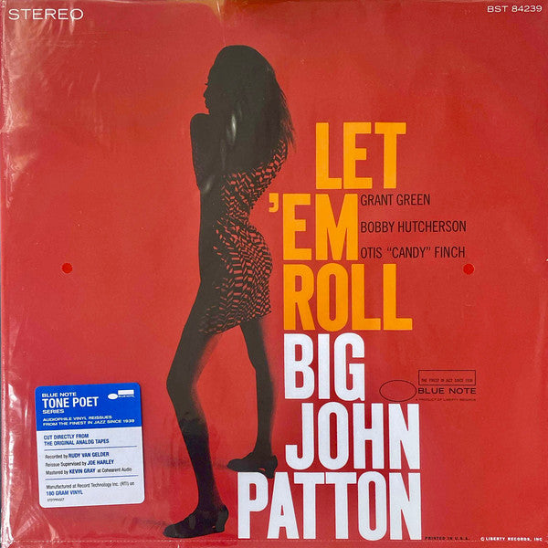 Big John Patton - Let 'Em Roll (1966) - New LP Record 2023 Blue Note Tone Poet 180 gram Vinyl - Jazz / Hard Bop / Soul-Jazz - Shuga Records