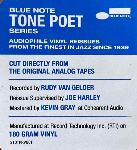 Big John Patton - Let 'Em Roll (1966) - New LP Record 2023 Blue Note Tone Poet 180 gram Vinyl - Jazz / Hard Bop / Soul-Jazz - Shuga Records