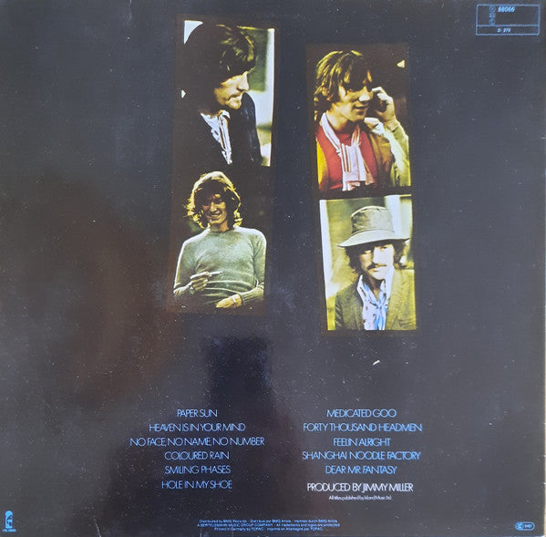Traffic - Best Of Traffic (1969) - VG+ LP Record 1984 Island Germany Vinyl - Psychedelic Rock / Pop Rock - Shuga Records