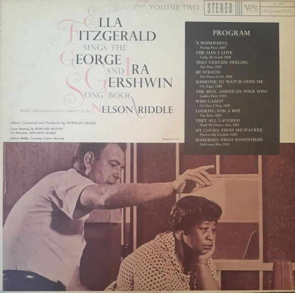 Ella Fitzgerald - Sings The George And Ira Gershwin Songbook Vol. 2 - VG+ LP Record 1959 Verve USA Original Vinyl - Jazz / Soul-Jazz - Shuga Records