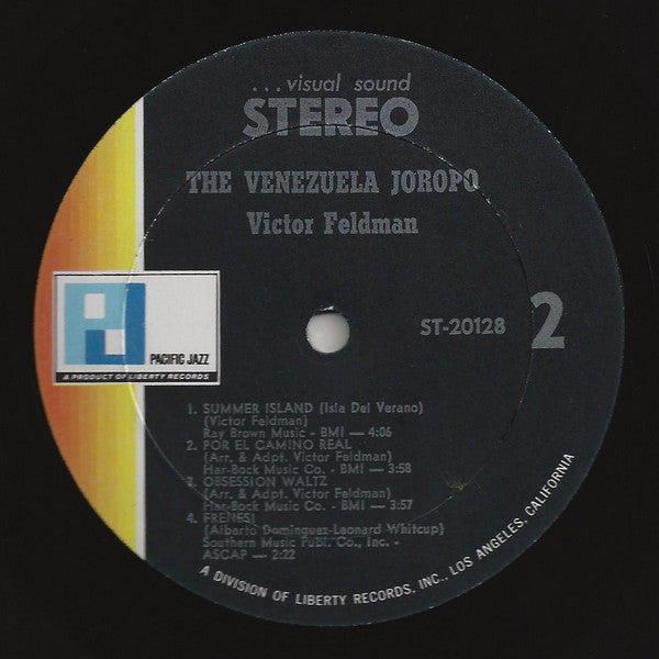 Victor Feldman - The Venezuela Joropo - Mint- LP Record 1967 Pacific Jazz USA Original Vinyl - Jazz / Bossa Nova / Soul-Jazz / Latin - Shuga Records