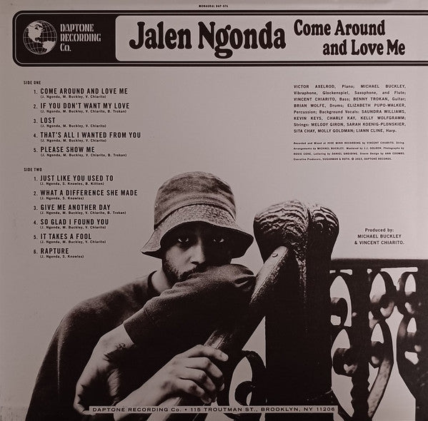 Jalen Ngonda - Come Around And Love Me - New LP Record 2023 Daptone Black Vinyl - Soul - Shuga Records