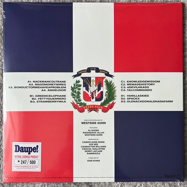 Estee Nack - Nacksaw Jim Duggan - Mint- 2 LP Record 2023 Daupe! Griselda UK Splatter Vinyl & Numbered - Hardcore Hip-Hop