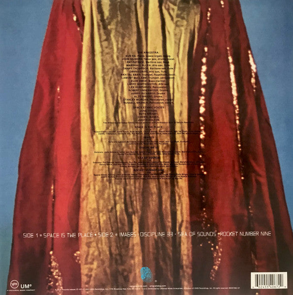 Sun Ra And The Intergalactic Infinity Orchestra - Space Is The Place (1973) - Mint- LP Record 2023 lue Thumb Verve 180 gram Vinyl - Free Jazz / Avant-garde Jazz / Space-Age - Shuga Records