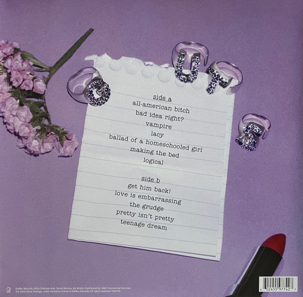Olivia Rodrigo – Guts - New LP Record 2023 Geffen Target Exclusive Magenta Vinyl, Poster & Alternative Cover - Pop / Alternative Rock - Shuga Records
