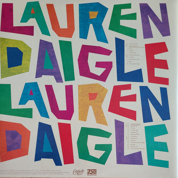 Lauren Daigle - Lauren Daigle - New 2 LP Record 2023 Centricity Music Barnes & Noble Exclusive Translucent Purple Blend Vinyl - Pop - Shuga Records