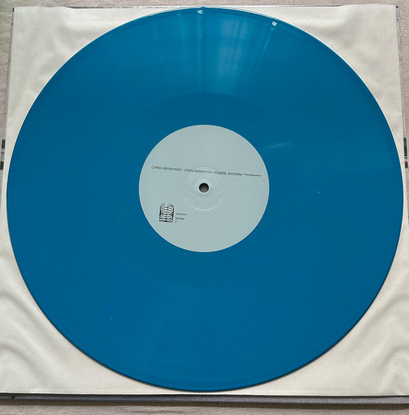Chris Abrahams, Oren Ambarchi, Robbie Avenaim - Placelessness - Mint- LP Record 2023 Ideologic Organ Sky Blue Vinyl - Jazz / Free Improvisation / Experimental - Shuga Records