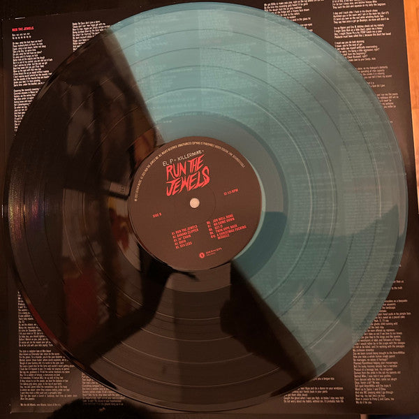 Run The Jewels - Run The Jewels & Instrumentals (2013) - Mint- 2 LP Record 2023 Seeker Music Blue & Black / Yellow & Black Vinyl & Lenticular Cover - Hardcore Hip-Hop