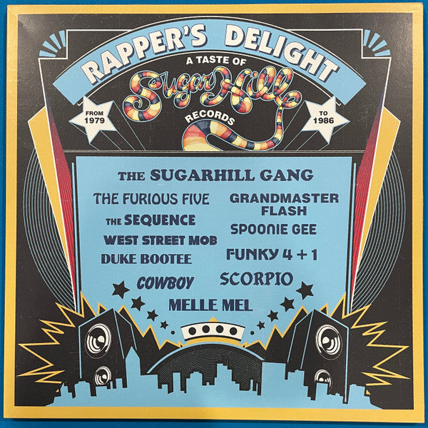 Various – Rapper's Delight: A Taste Of Sugarhill Records From 1979 To 1986 - New 2 LP Record 2023 Rhino Iced Orange Vinyl - Soul / Funk / Hip Hop - Shuga Records