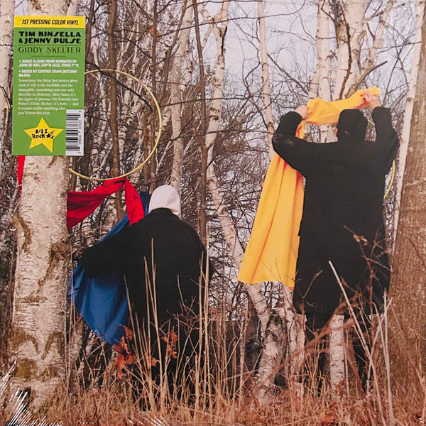 Tim Kinsella & Jenny Pulse - Giddy Skelter - New LP Record 2023 Kill Rock Stars Yellow Vinyl - Chicago Art Rock / Experimental / Avantgarde - Shuga Records