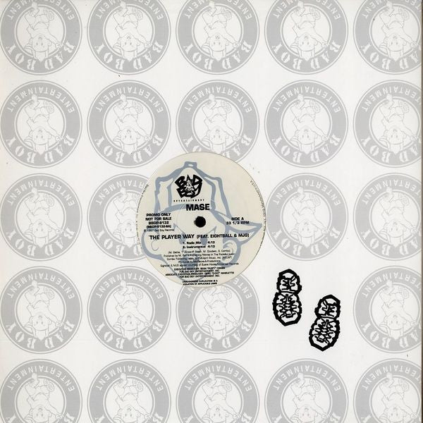 Mase Feat. Eightball & MJG - The Player Way - New 12" Single Record 1997 Bad Boy Entertainment USA Promo Vinyl - Hip Hop - Shuga Records