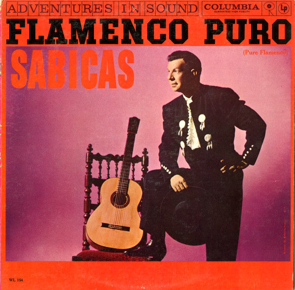 Sabicas - Flamenco Puro - Mint- LP Record 1959 Columbia USA Adventures In Sound Vinyl - Latin / Flamenco - Shuga Records