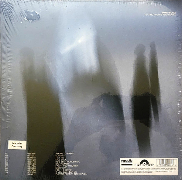 James Blake - Playing Robots Into Heaven - New 2 LP Record 2023 Republic Polydor White Vinyl, 12" EP & Poster - Electronic / Ambient / Dubstep / Future House - Shuga Records