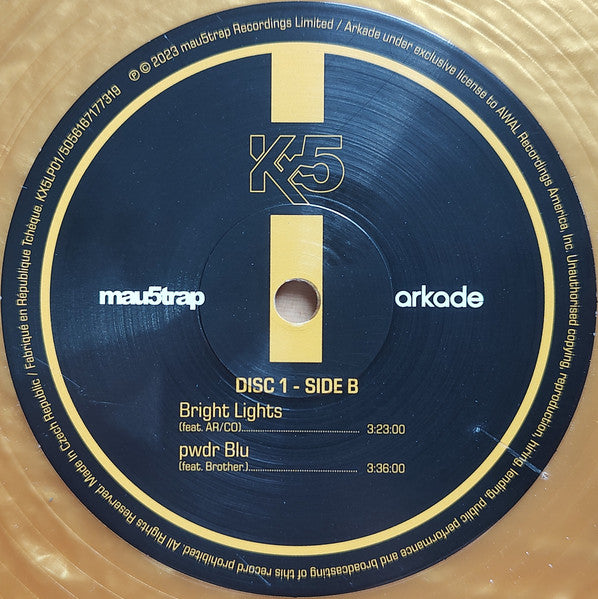 Kx5 (Deadmau5 & Kaskade) - Kx5 - New 2 LP Record 2023 Mau5trap Gold Vinyl - Progressive House - Shuga Records