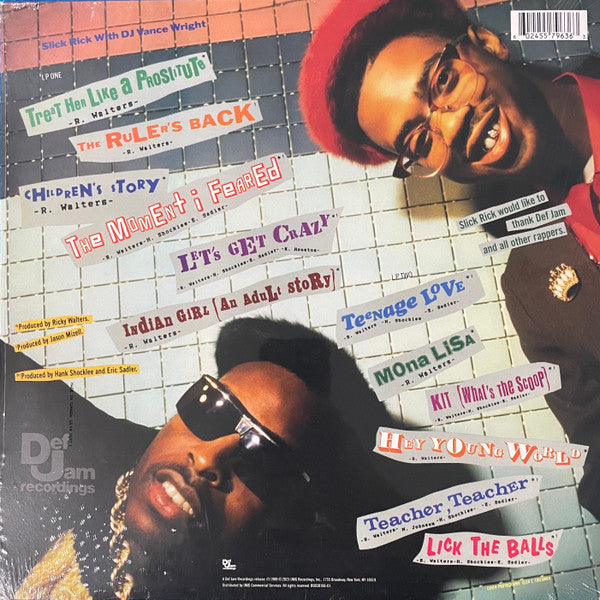 Slick Rick - The Great Adventures Of Slick Rick (1988)- Mint- 2 LP Record 2023 Def Jam Fruit Punch Vinyl - Hip Hop